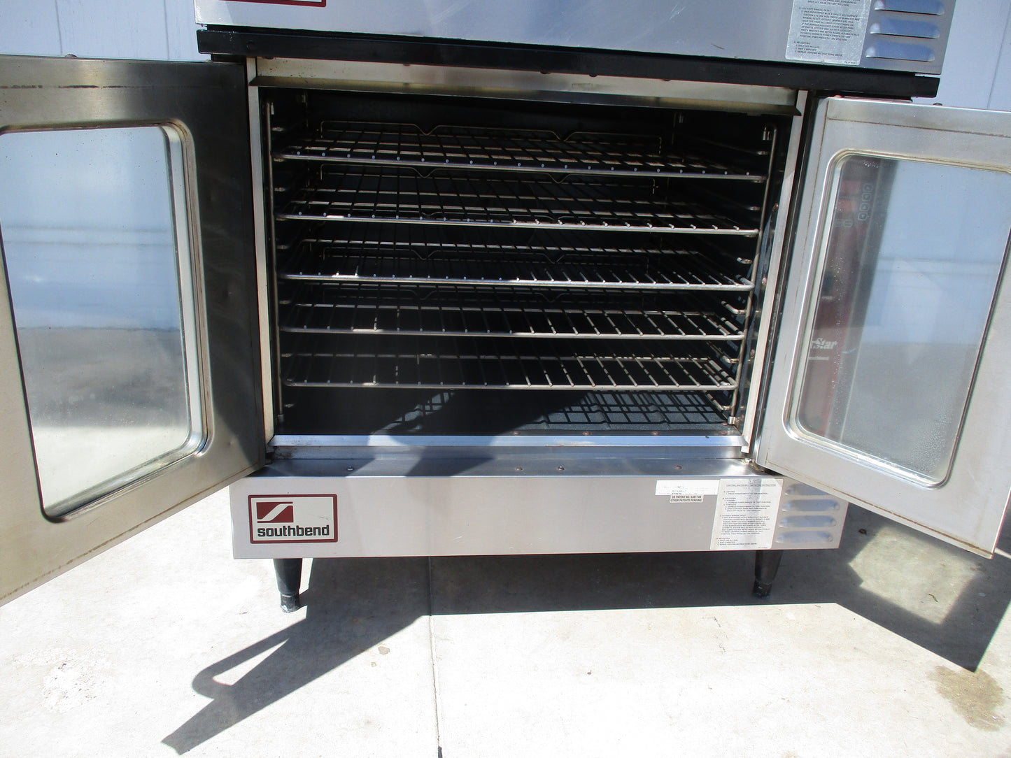 Southbend SLGS/22CCH, Double Stack Natural Gas Convection Oven, TESTED, #8196