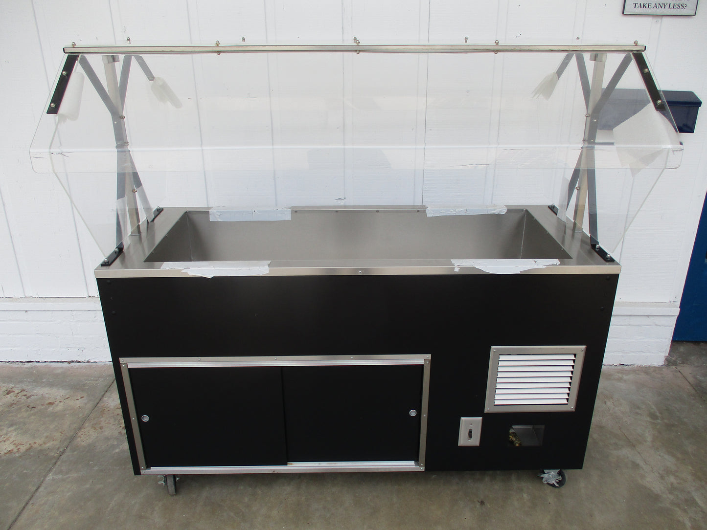 NEW Vollrath R38718 Cold-Food Station w/ Storage & Breath Guards, TESTED, #7989