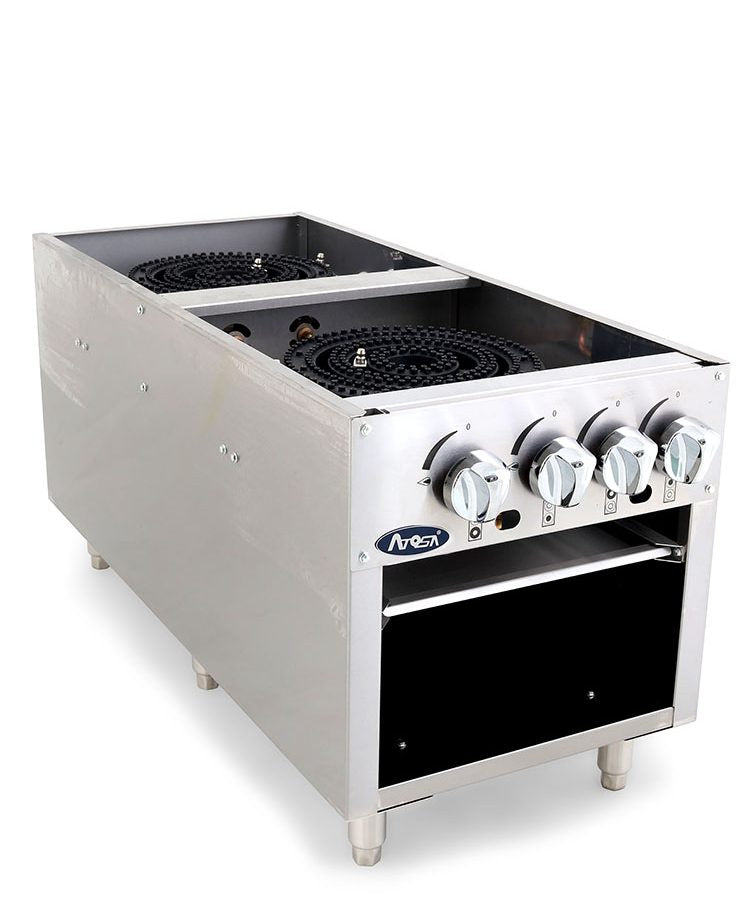 ATSP-18-2 Double Stock Pot Stainless Steel Commercial Kitchen Atosa