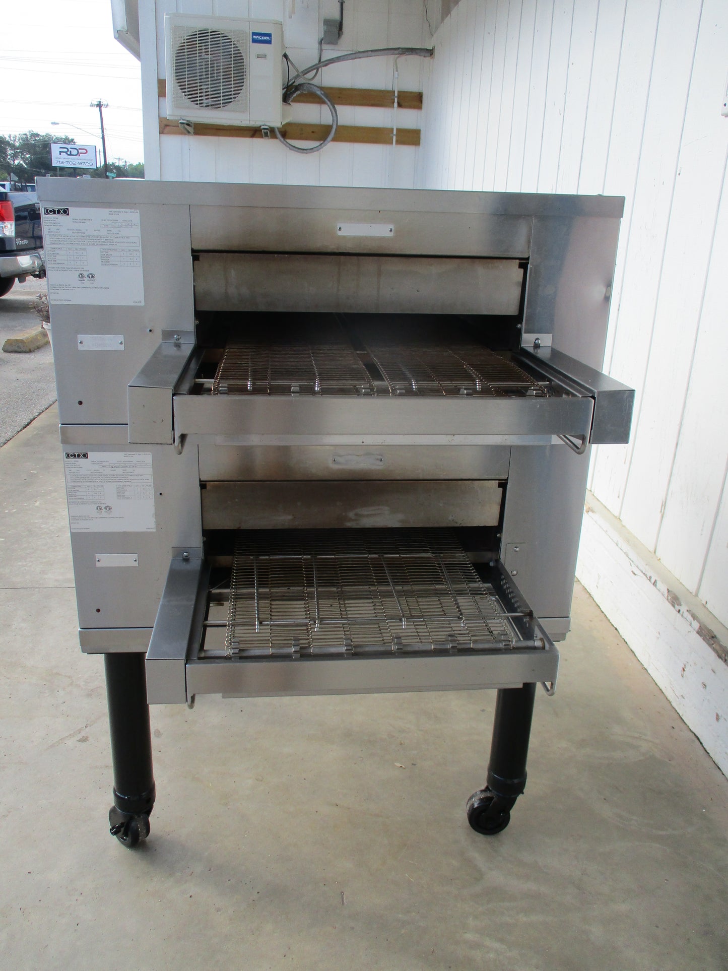 Middleby Marshall DZ33I-2, Double Stack Electric Conveyor Oven, TESTED, #6708c