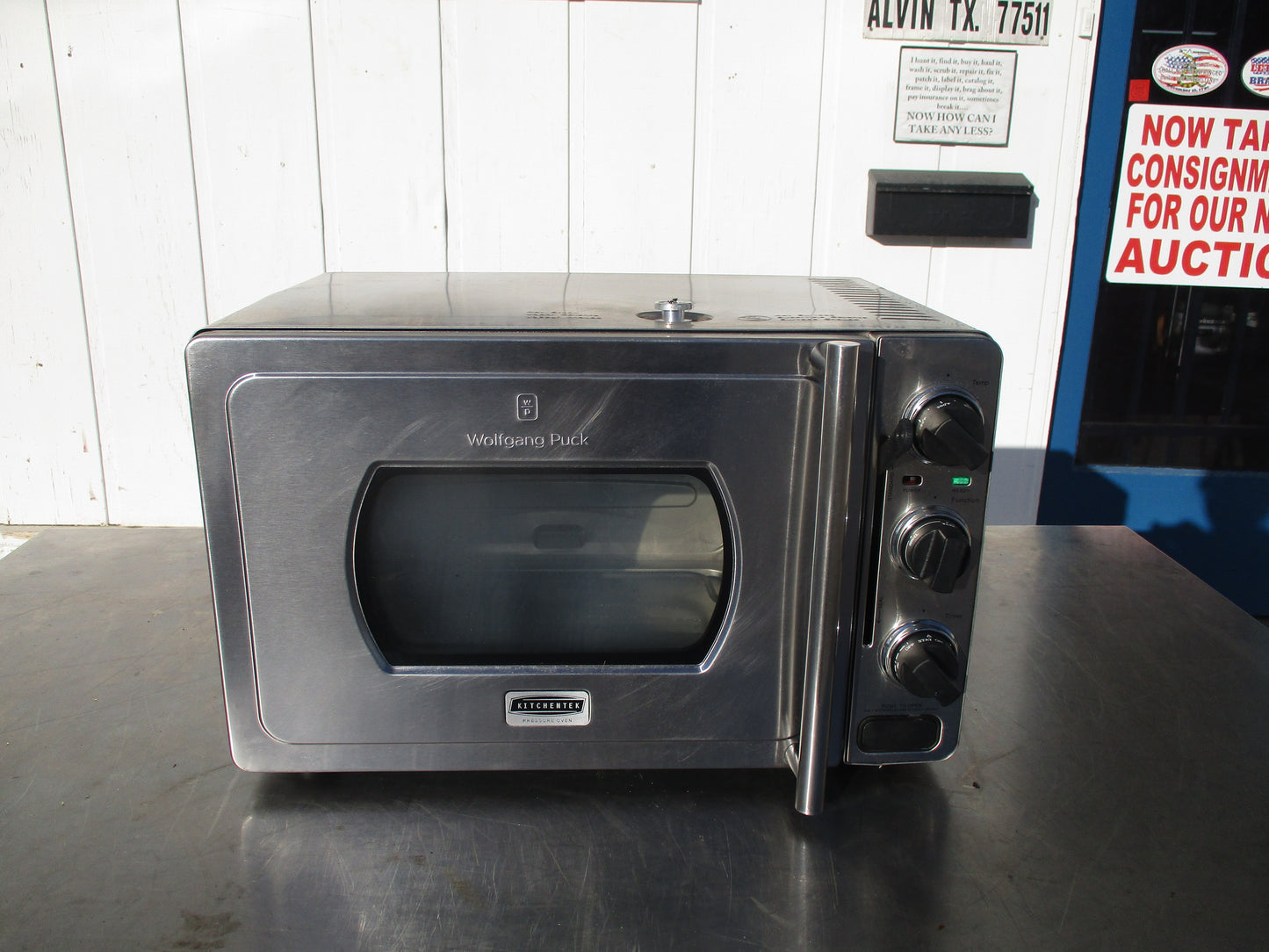 USED Wolfgang Puck, KitchenTek Pressure Oven Model# WPROR1002-B,120v, #6980