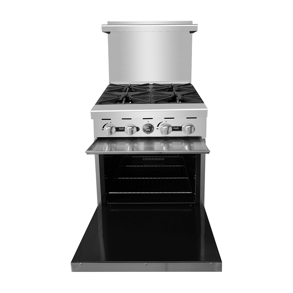 NEW ATOSA COOK RITE AGR-4B 24″ Gas Range 4 Burner