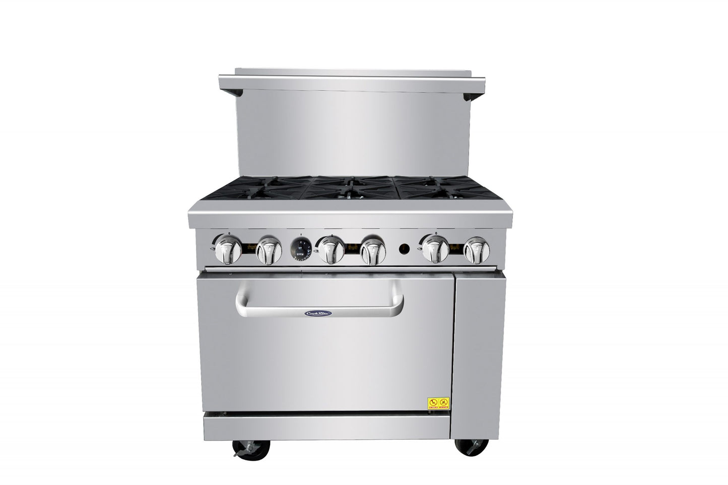 New Atosa Cook Rite AGR-6B 36″ Gas Range 6 Burner with Standard Oven