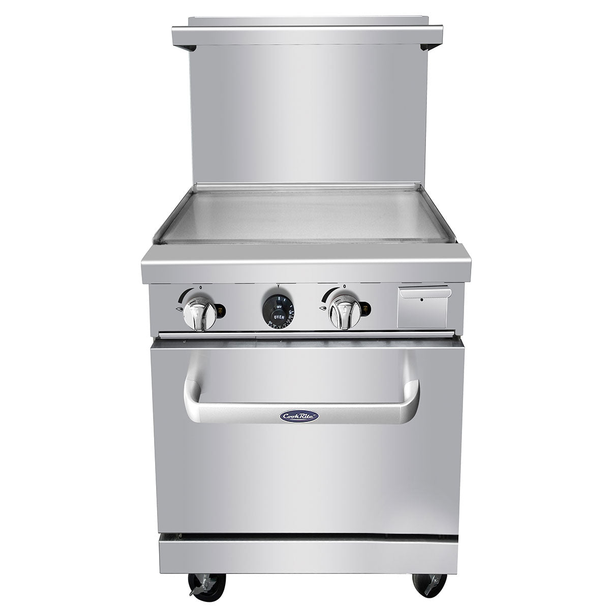 Cook Rite by Atosa AGR-24G, Stainless Steel 24″ Gas Range with Griddle Top, NEW!