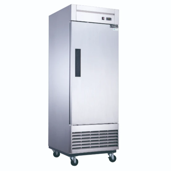 New Dukers D28R Single Door Commercial Refrigerator in Stainless Steel