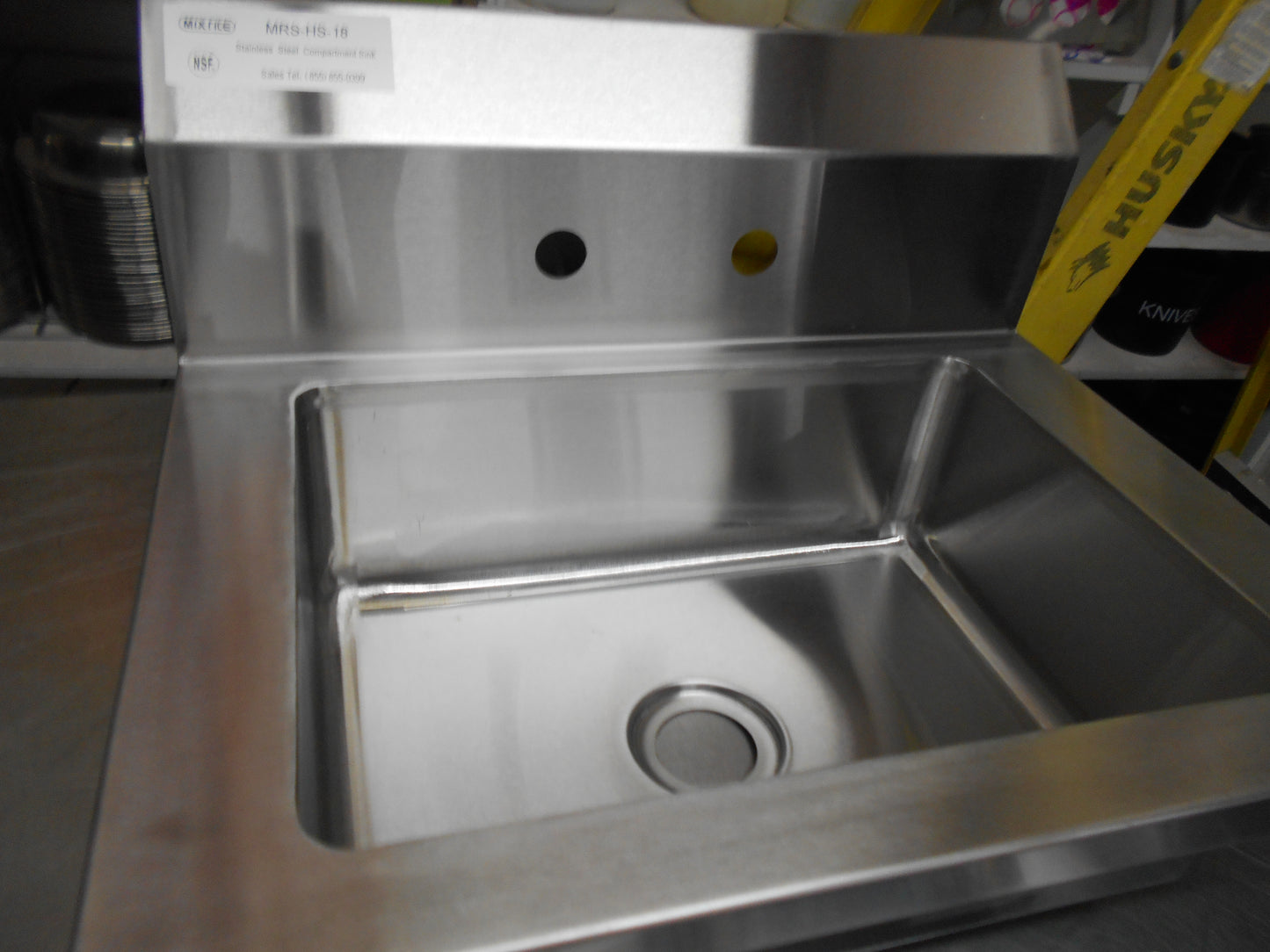 BRAND NEW! MixRite Stainless Steel Hand Sink MRS-HS-18W Atosa