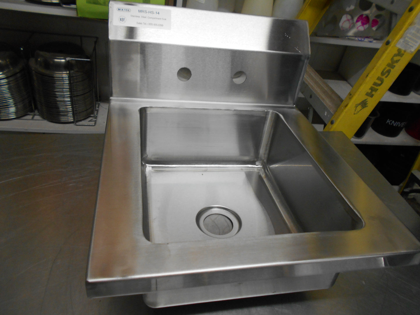 New ATOSA MRS-HS-14W BRAND NEW! Stainless Steel Hand Sink