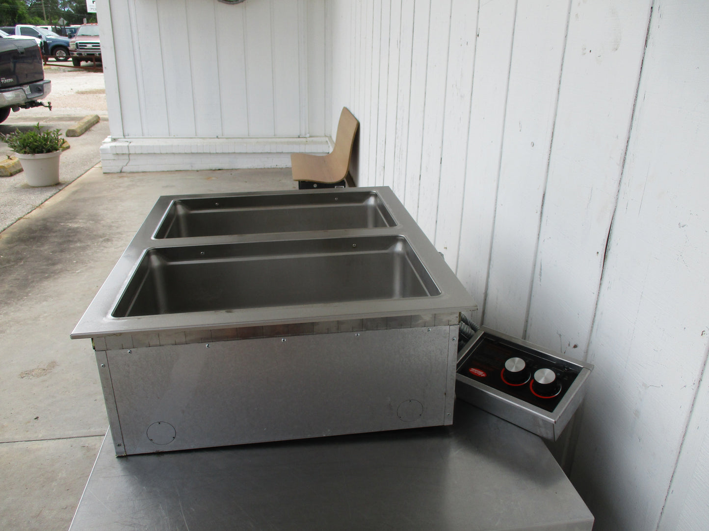 Hatco HWBI-2 (2)Compartment Drop In Hot Food Well, TESTED, #6863