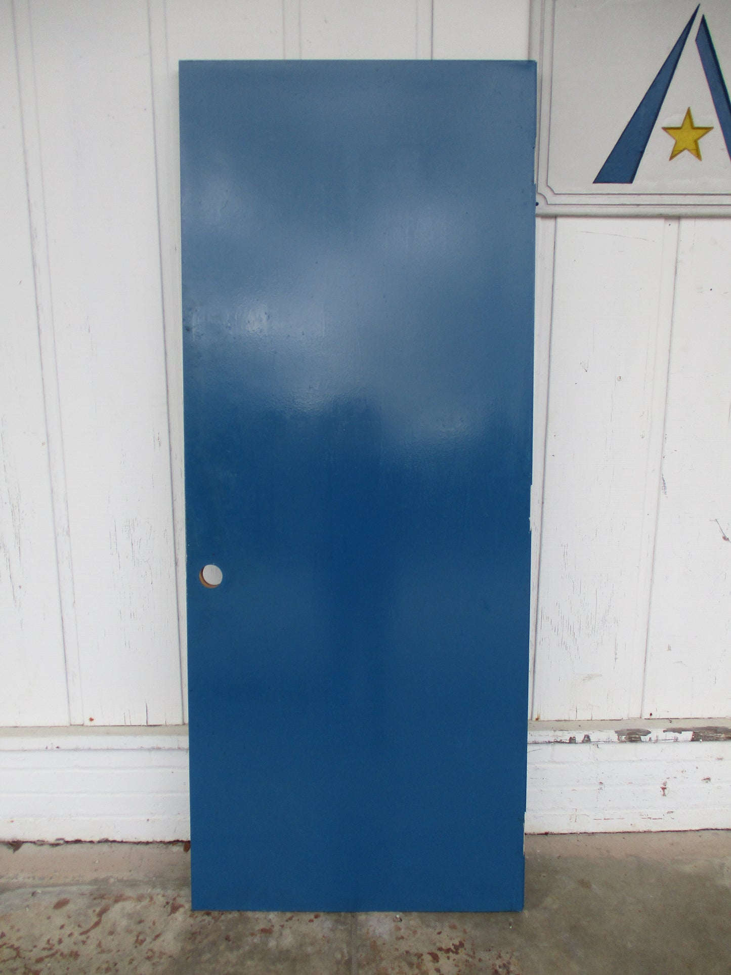 Steel Door, Fiberglass-Lined, Commercial or Residential, 31.75"W x 78.25"H, #7589