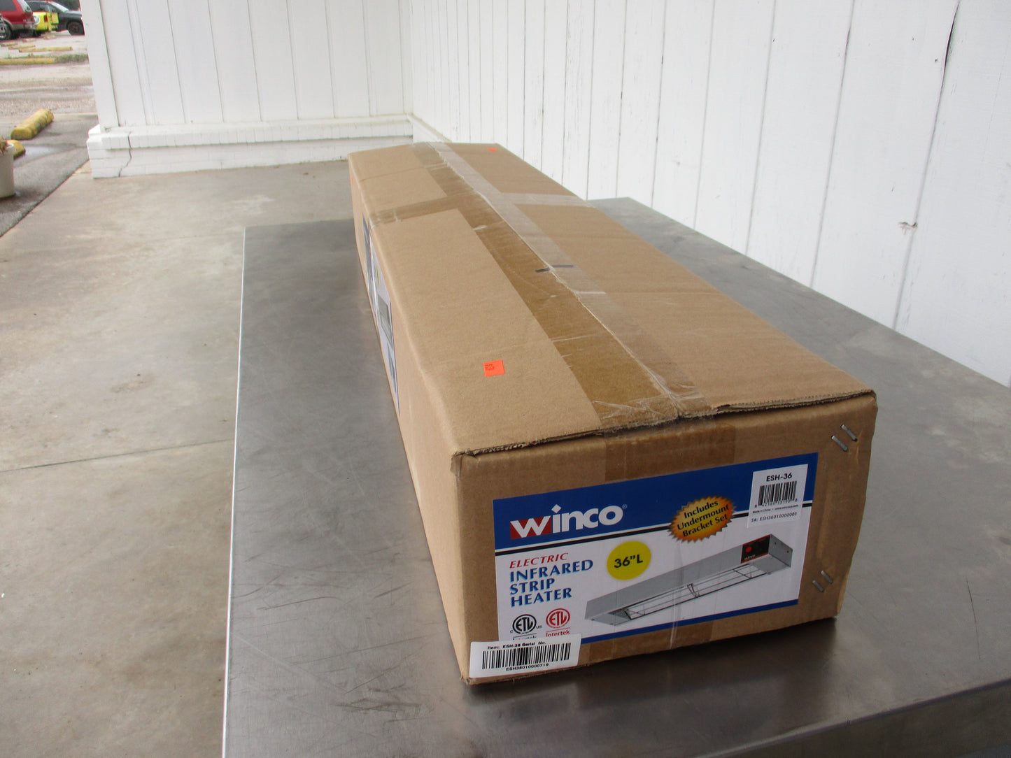 NEW ESH-36 Winco 36" Infrared Strip Heater 120v Electric