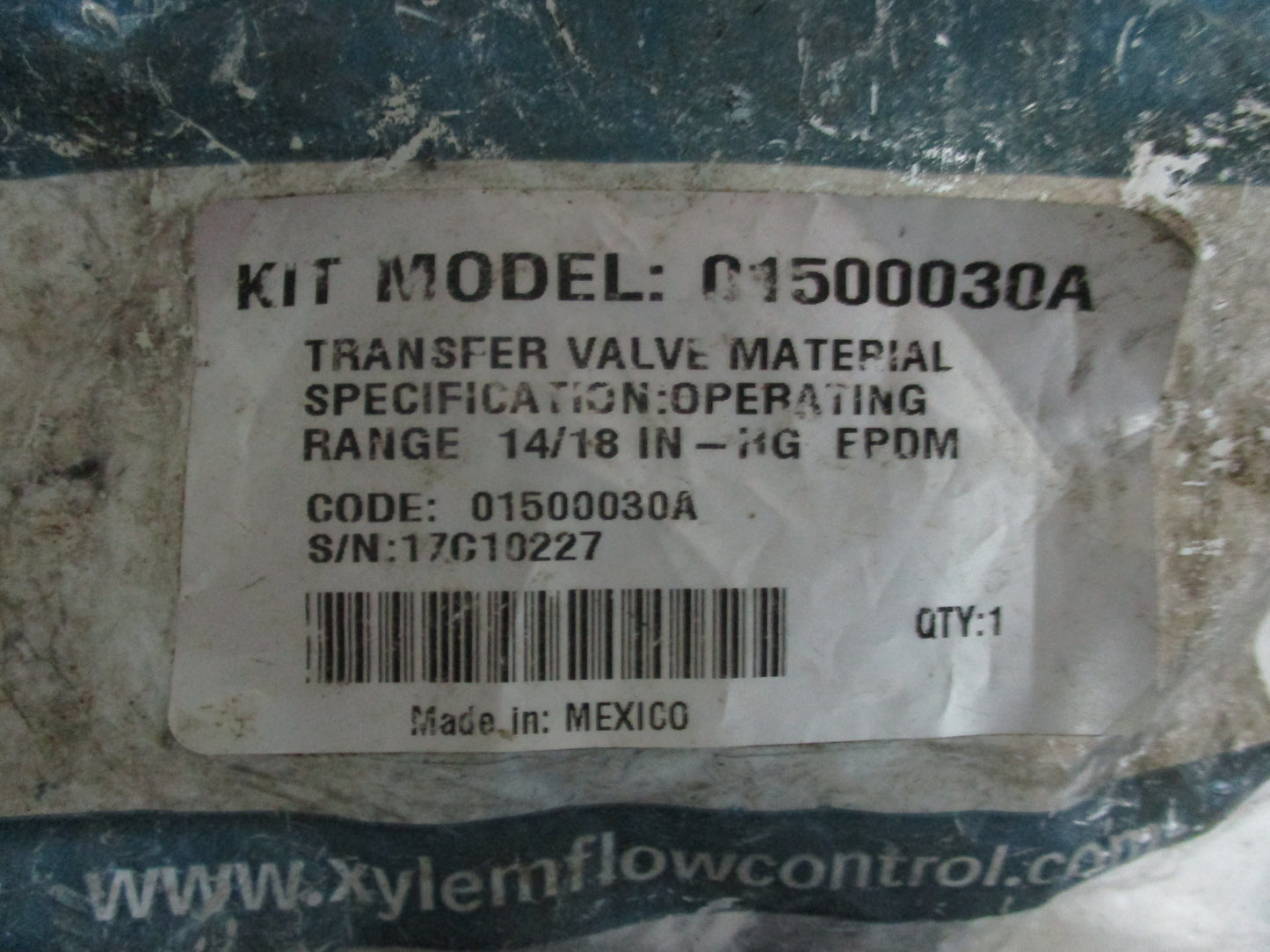 Lot of 5, FloJet 01500030A, Syrup Pump Transfer Valves, New-Old Stock, #5445