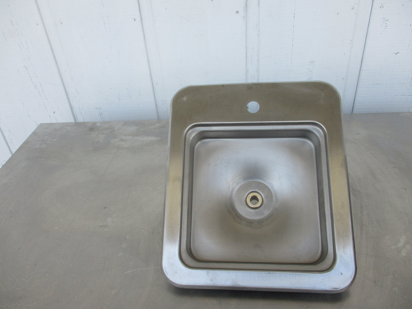 Commercial Grade Stainless Steel Drop-In Utility Sink with Drainage, #4433