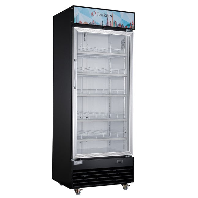 Dukers DSM-15R, Single Glass Swing-Door Merchandiser Refrigerator, BRAND NEW!