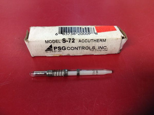 Accutherm S-72, Snap-In Temperature Sensor, New-Old Stock, #2744