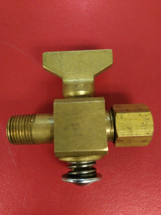 Brass Pilot Valve, 1/4" x 1/4", New-Old Stock, #1246